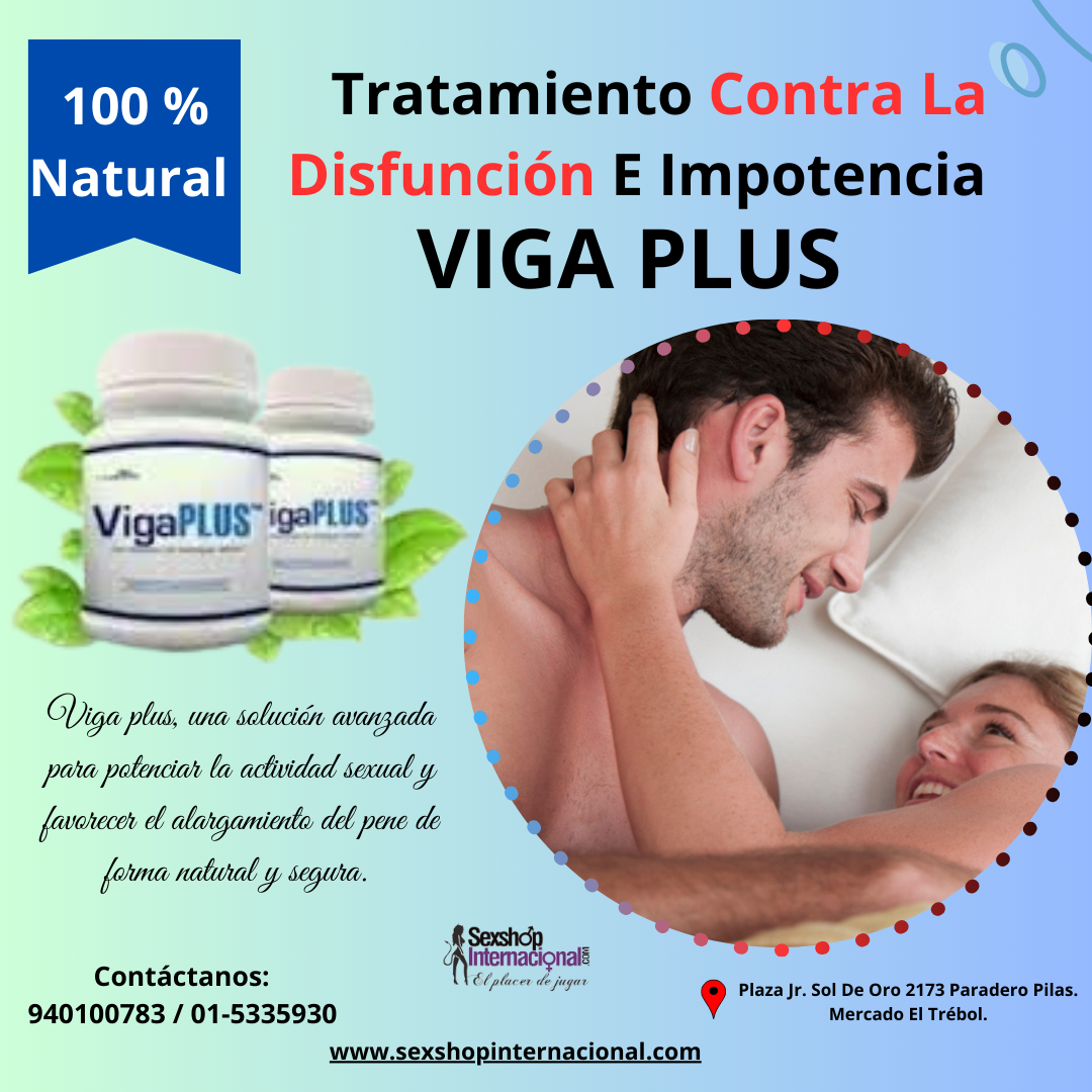 VIGA PLUS - POTENCIA SEXUAL - SEXSHOP PLAZA NORTE.